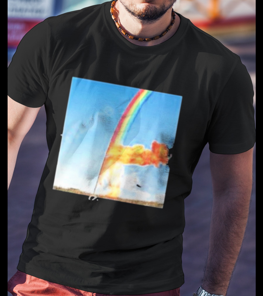 Sigur Rós Merch Átta Rainbow And Explosion T-Shirt