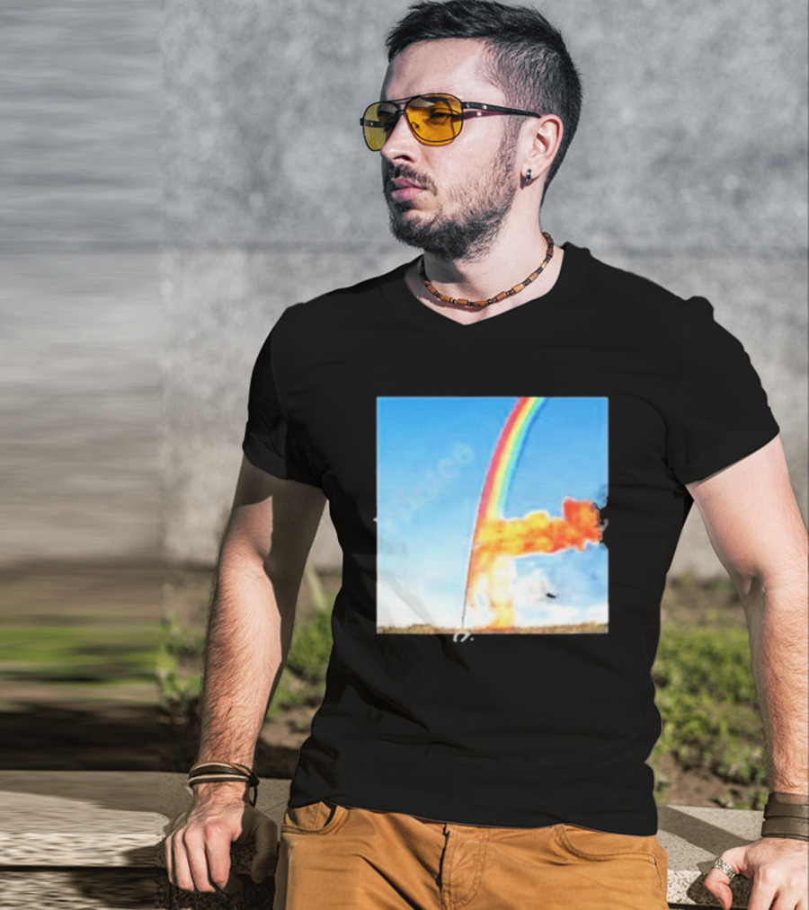 Sigur Rós Merch Átta Rainbow And Explosion T-Shirt