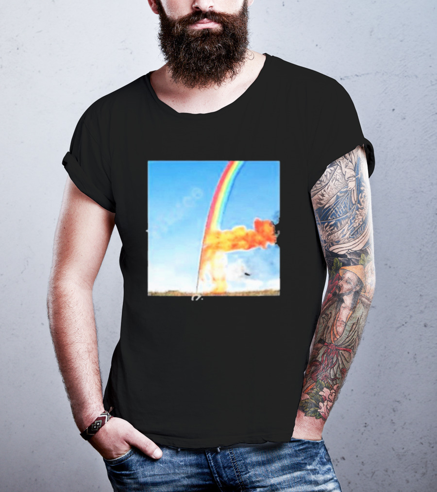 Sigur Rós Merch Átta Rainbow And Explosion T-Shirt