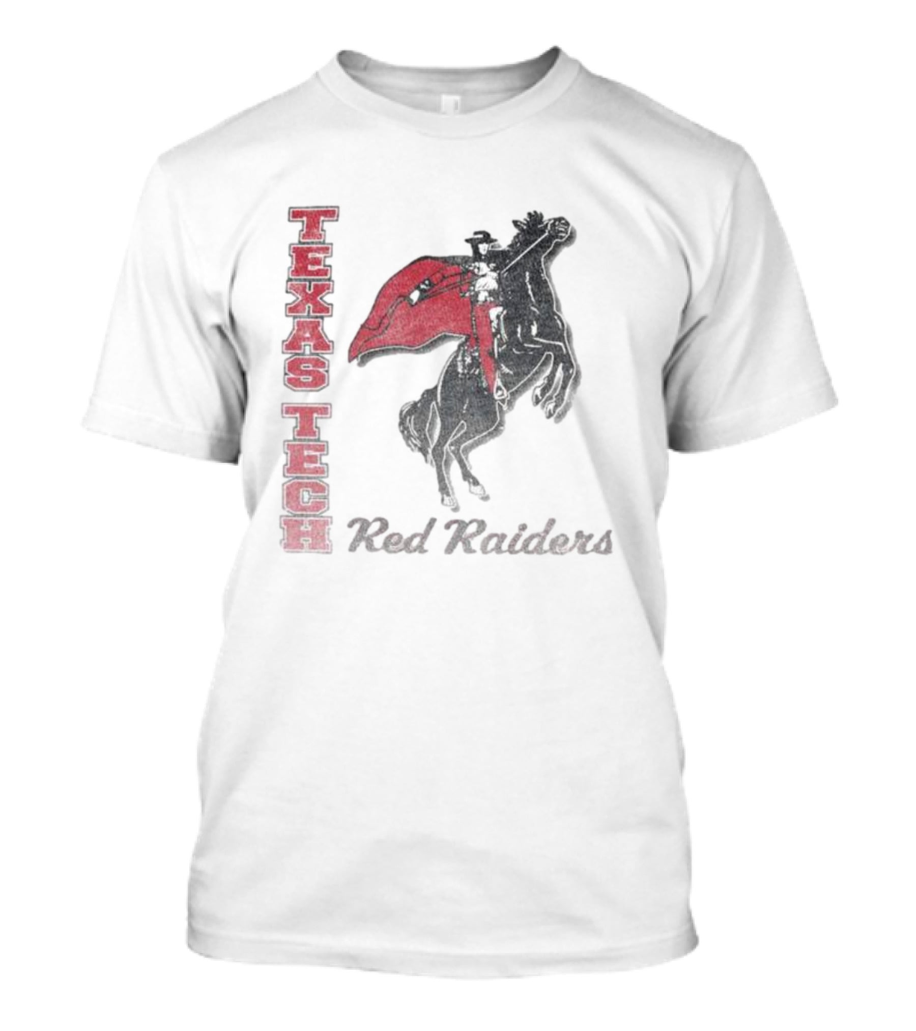Texas Tech Red Raiders Vintage Phase Out Riding Mascot 47 Franklin T-Shirt