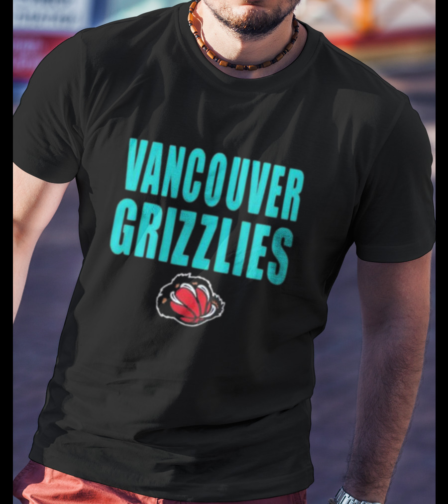 Vancouver Grizzlies Mitchell Ness Hardwood Classics Legendary Slub	 T-Shirt