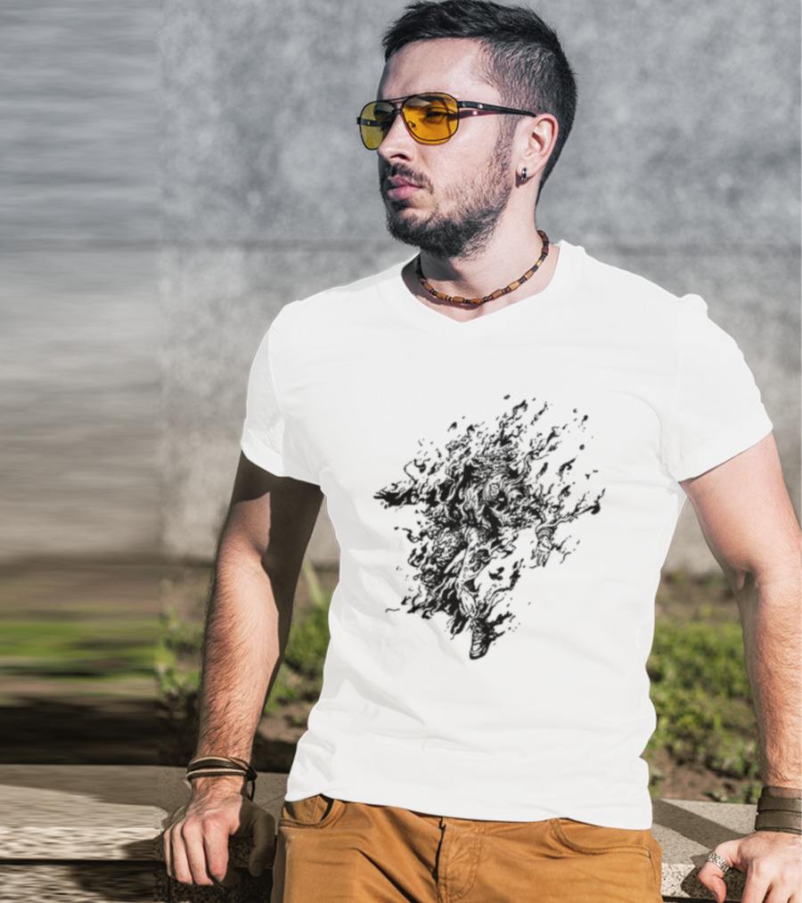 Exploding Fiery Abstract Jacket T-Shirt
