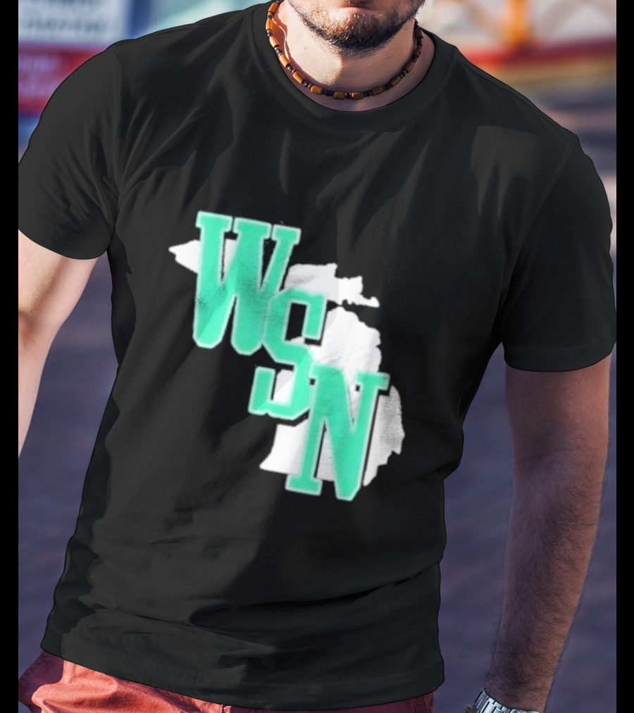 WSN Woodward Sports Michigan Text T-Shirt