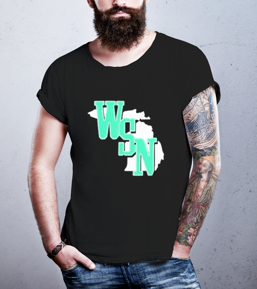 WSN Woodward Sports Michigan Text T-Shirt