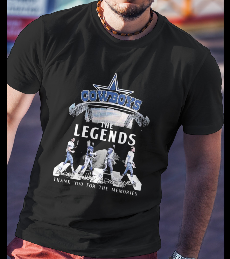 Cowboys The Legends Thank You For The Memories Dallas Stadium Players T-Shirt