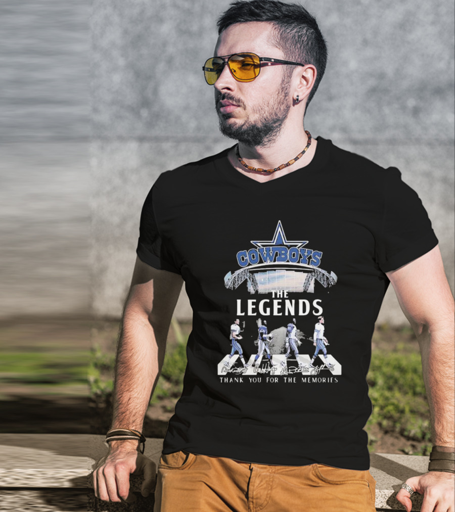 Cowboys The Legends Thank You For The Memories Dallas Stadium Players T-Shirt