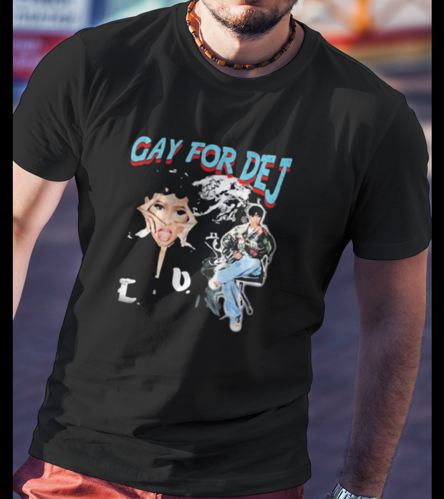 GAY FOR DEJ Pop Art Style With Fashionable Poses T-Shirt