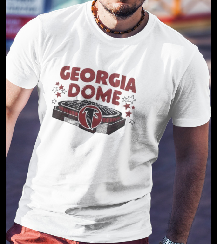 Atlanta Falcons Georgia Dome Stadium Stars T-Shirt