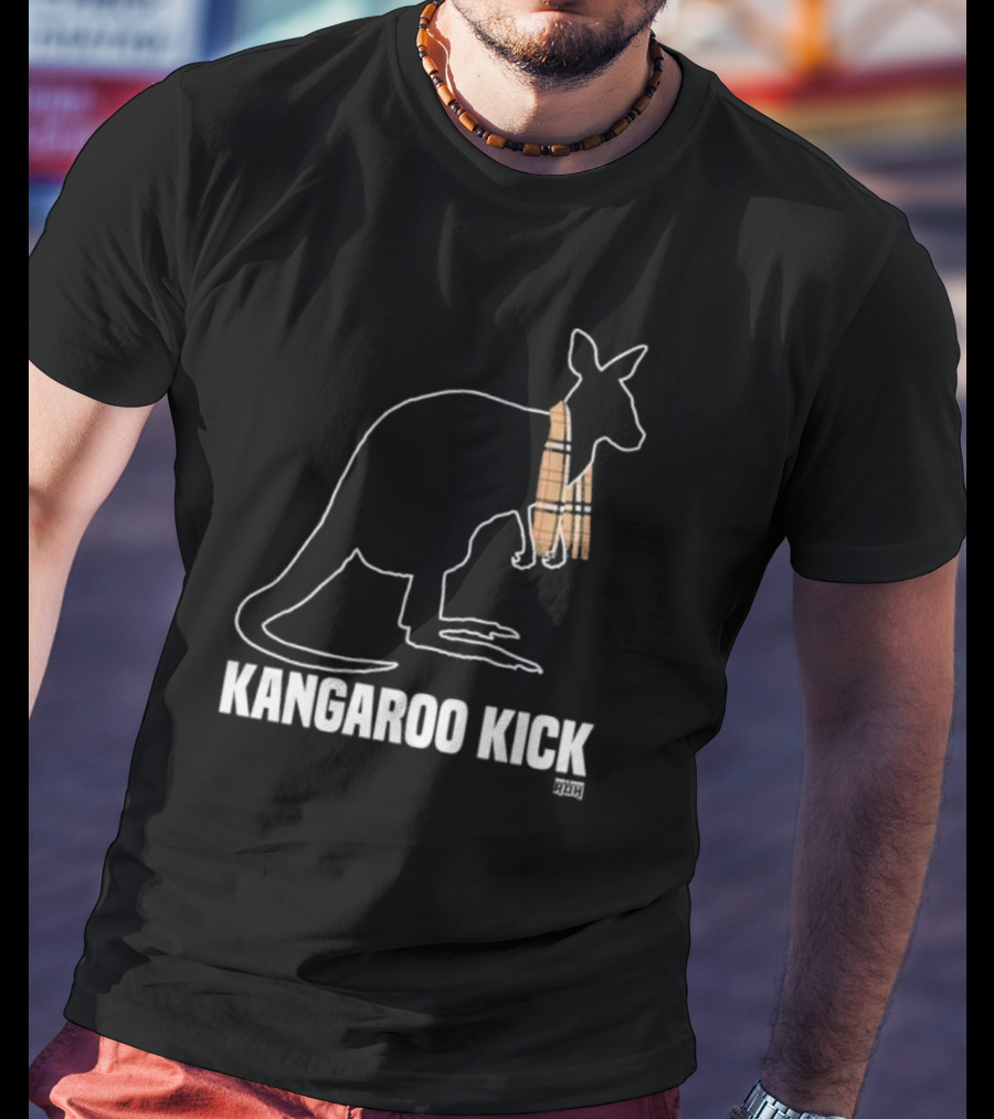 MJF Kangaroo Kick Scarf Outline T-Shirt