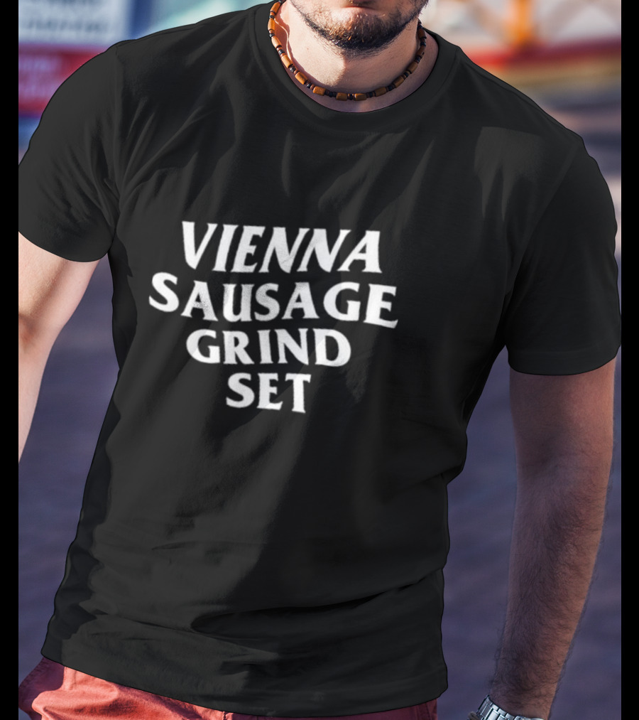 Vienna Sausage Grind Set Unique Sushi Fusion Concept T-Shirt