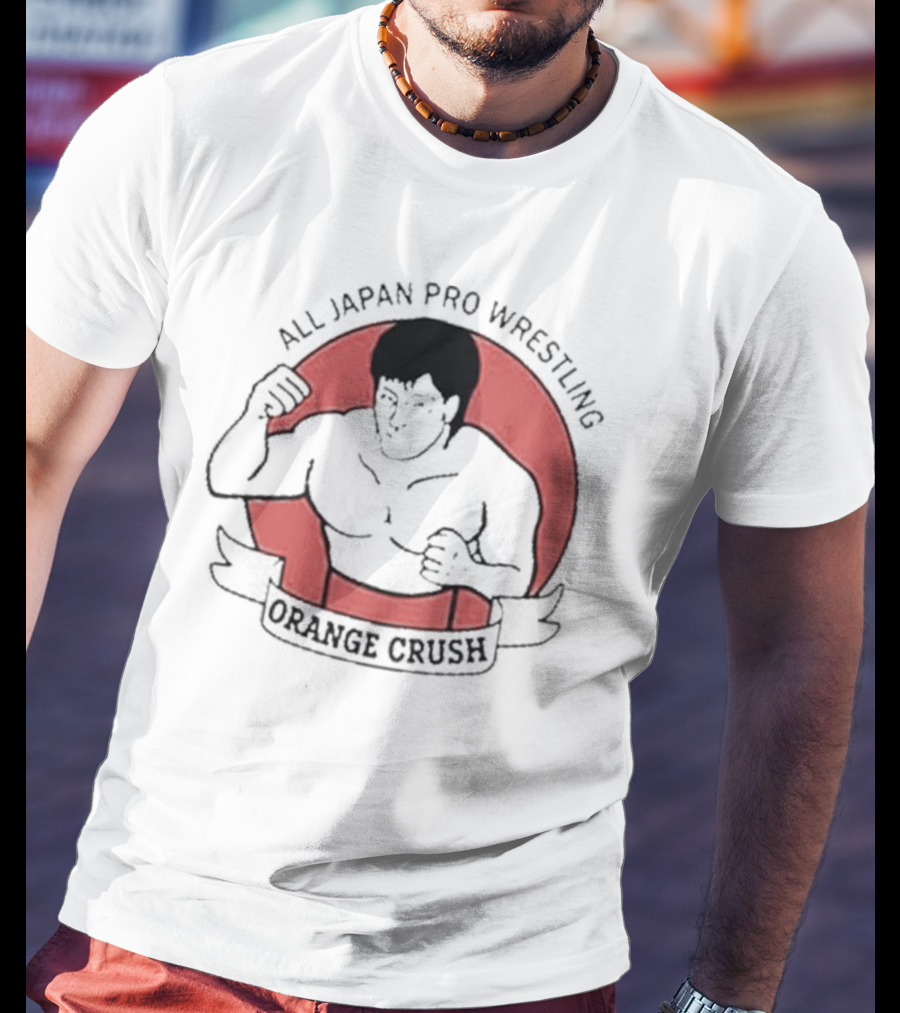 All Japan Pro Wrestling Orange Crush Kenta Kobashi T-Shirt