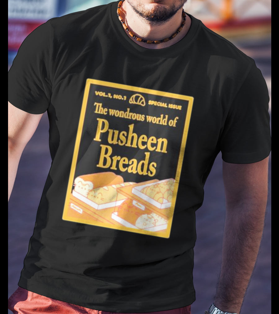 Vol. 1 No. 1 Special Issue The Wondrous World Of Pusheen Breads T-Shirt