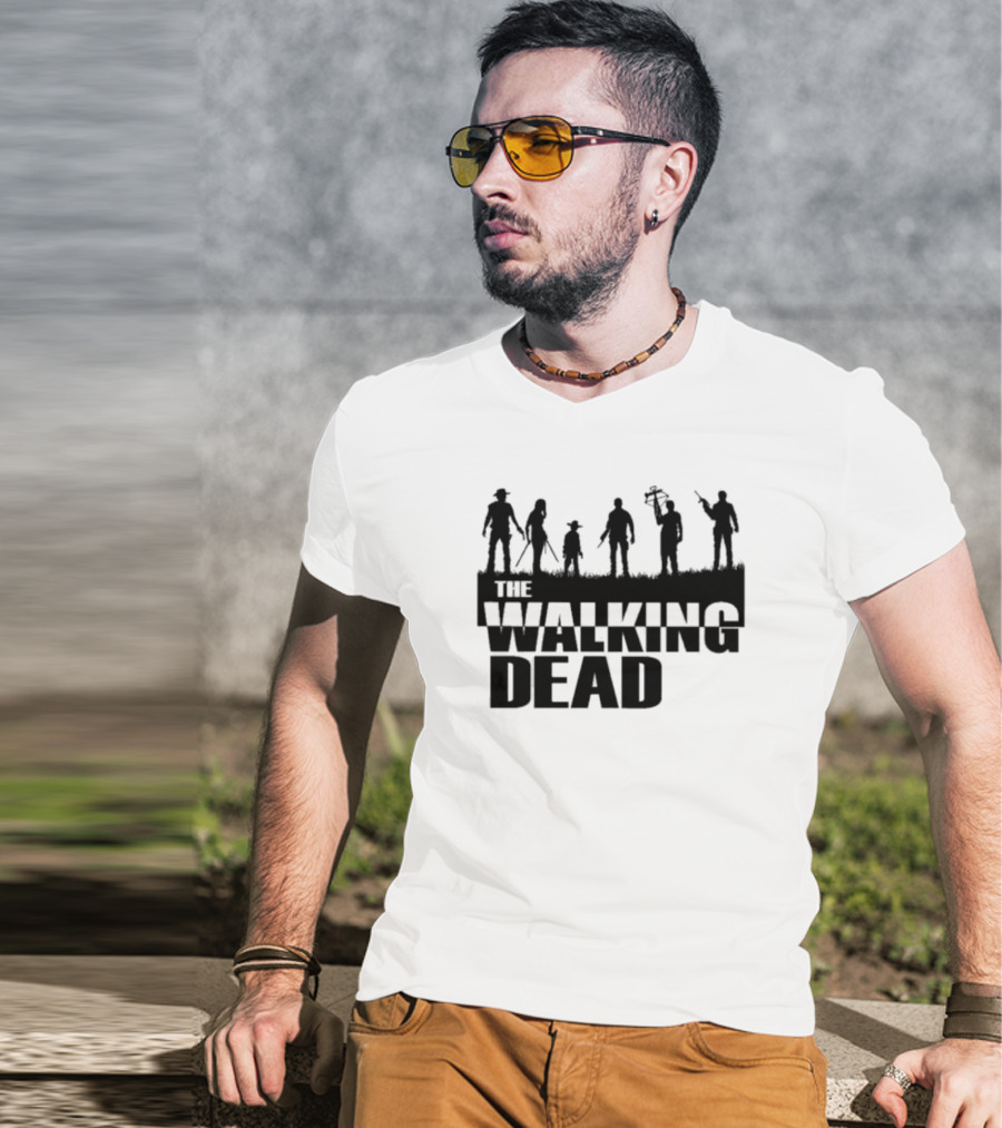 The Walking Dead Characters Silhouette Collection T-Shirt