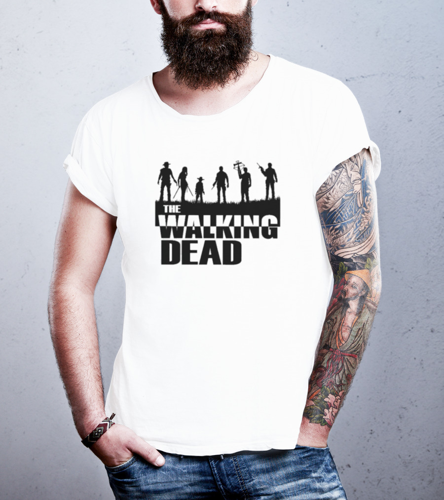 The Walking Dead Characters Silhouette Collection T-Shirt