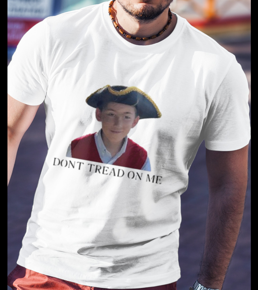 12 Year Old Boy Don't Tread On Me Revolutionary Hat T-Shirt