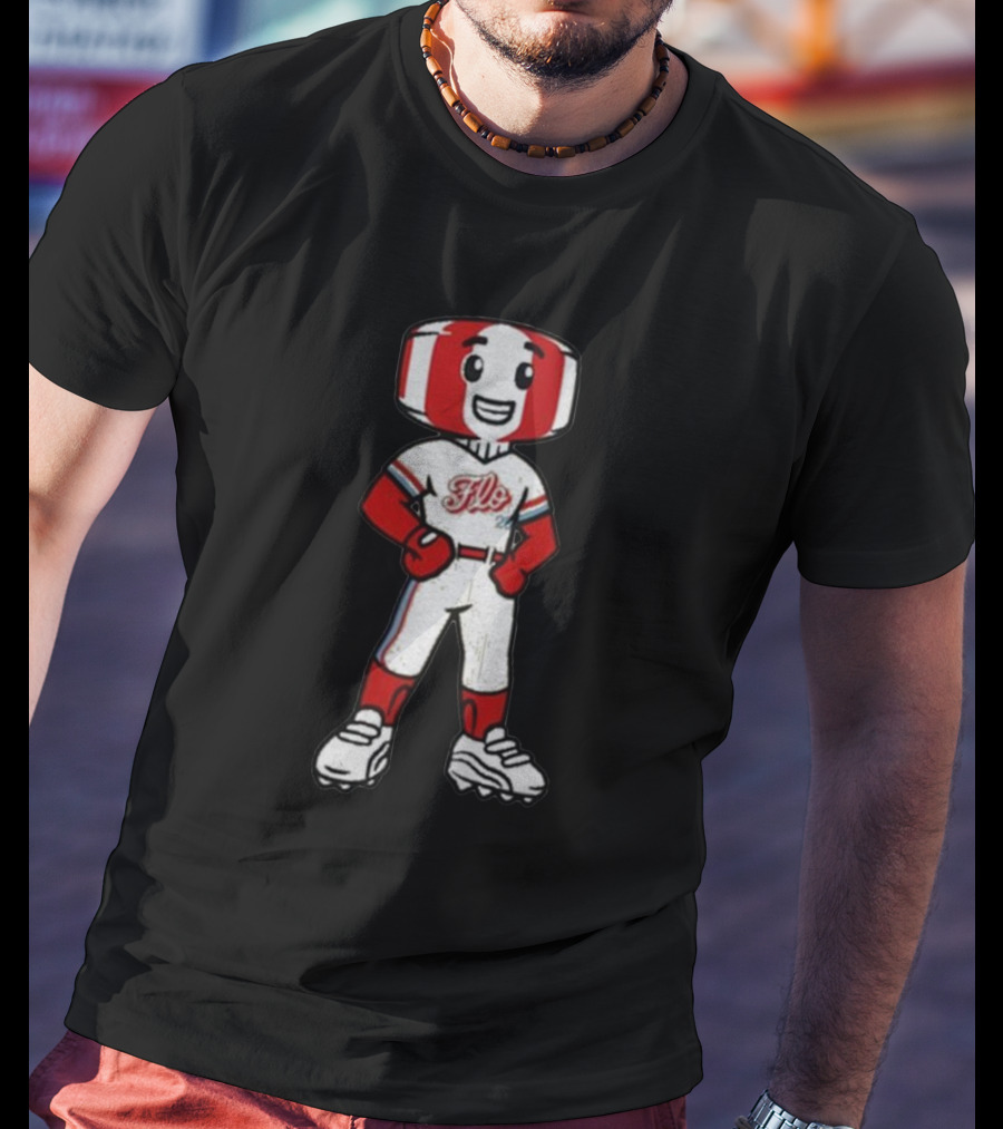 Florence Y’alls Flo Baseball Mascot Character T-Shirt