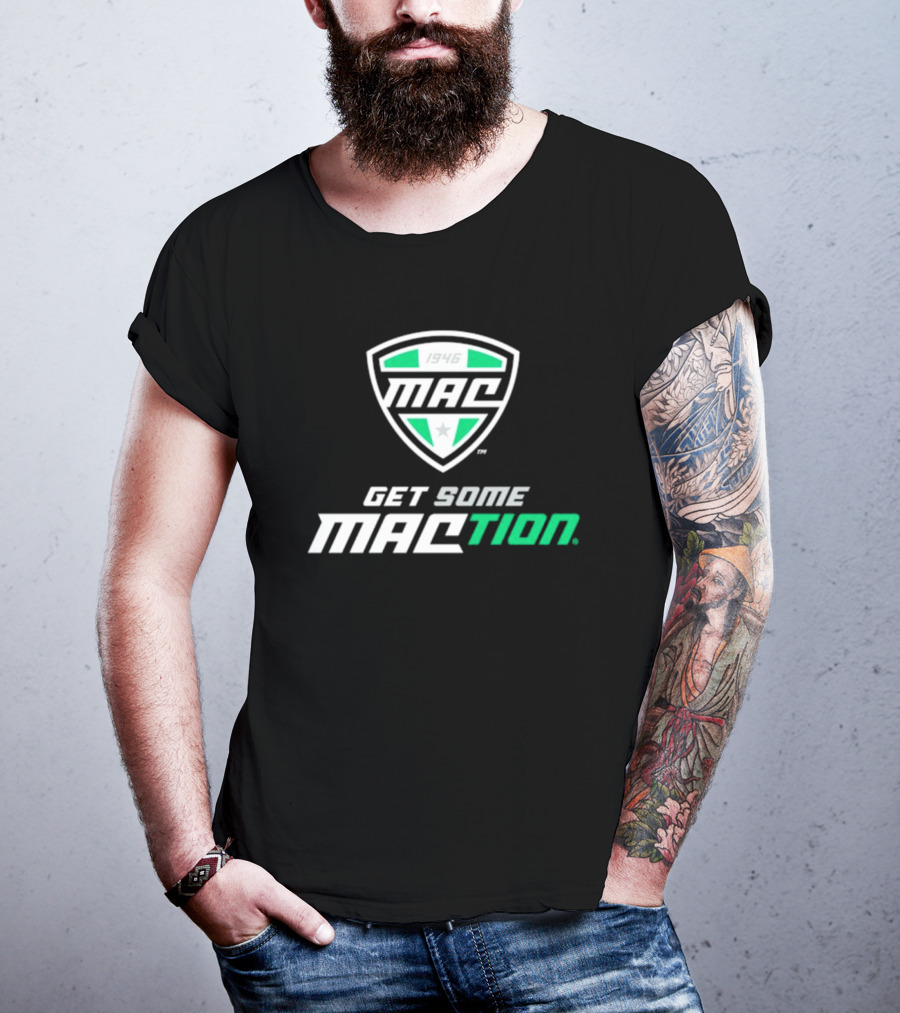MAC 1946 Logo Get Some MACtion American Conference T-Shirt