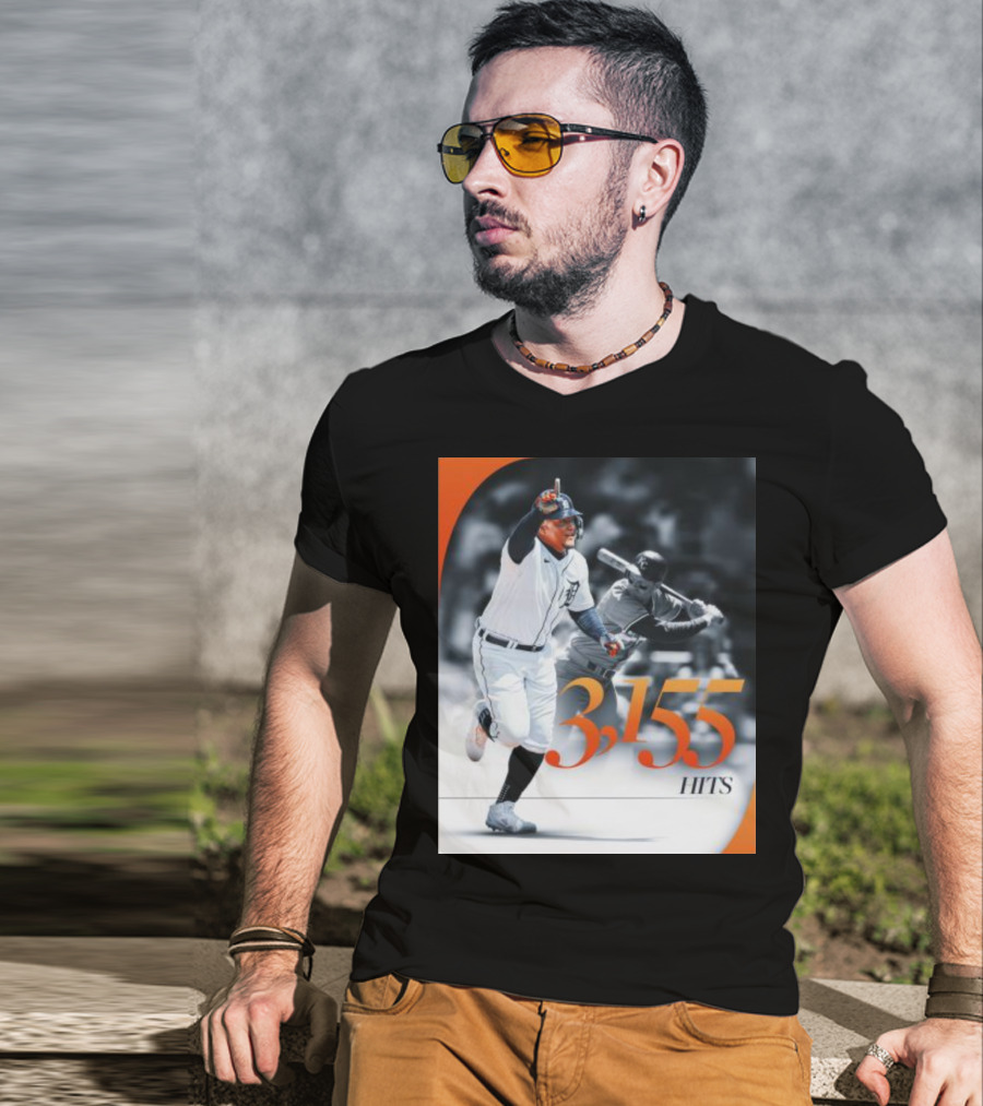 Miguel Cabrera 3155 Hits T-Shirt
