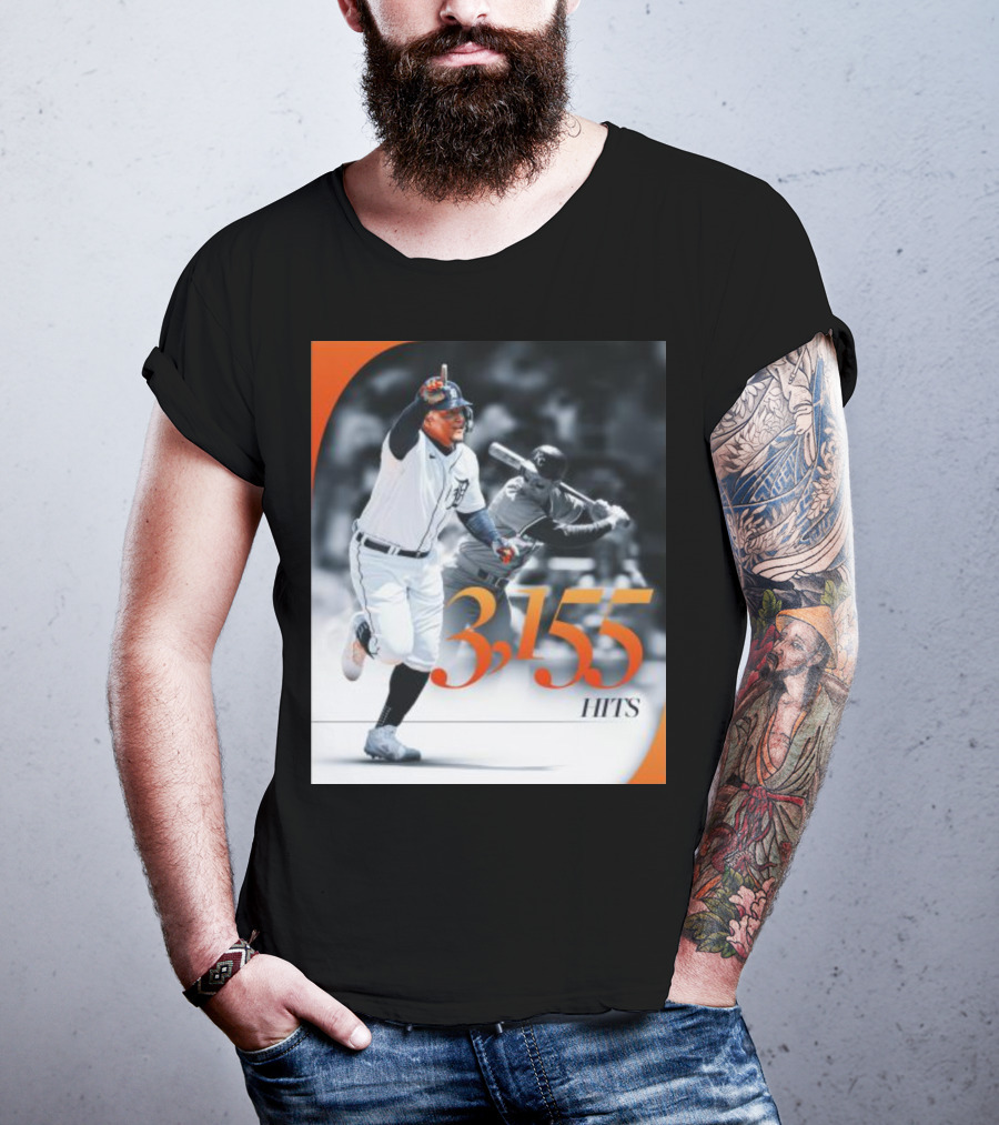 Miguel Cabrera 3155 Hits T-Shirt
