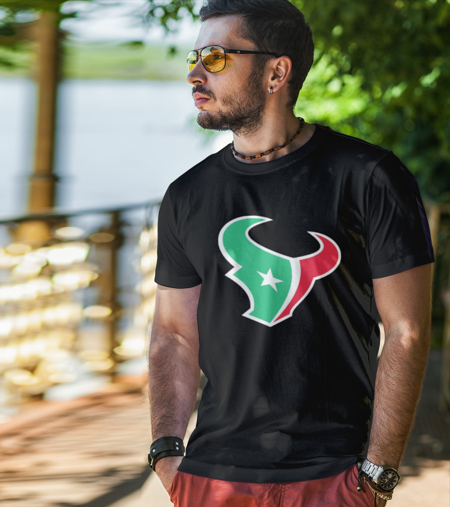 Houston Texans Black Clásico Regio Franklin '47 Mexico-Inspired T-Shirt