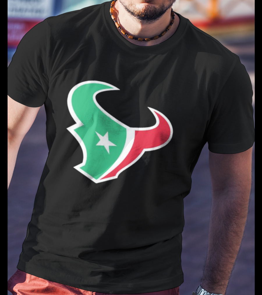 Houston Texans Black Clásico Regio Franklin '47 Mexico-Inspired T-Shirt