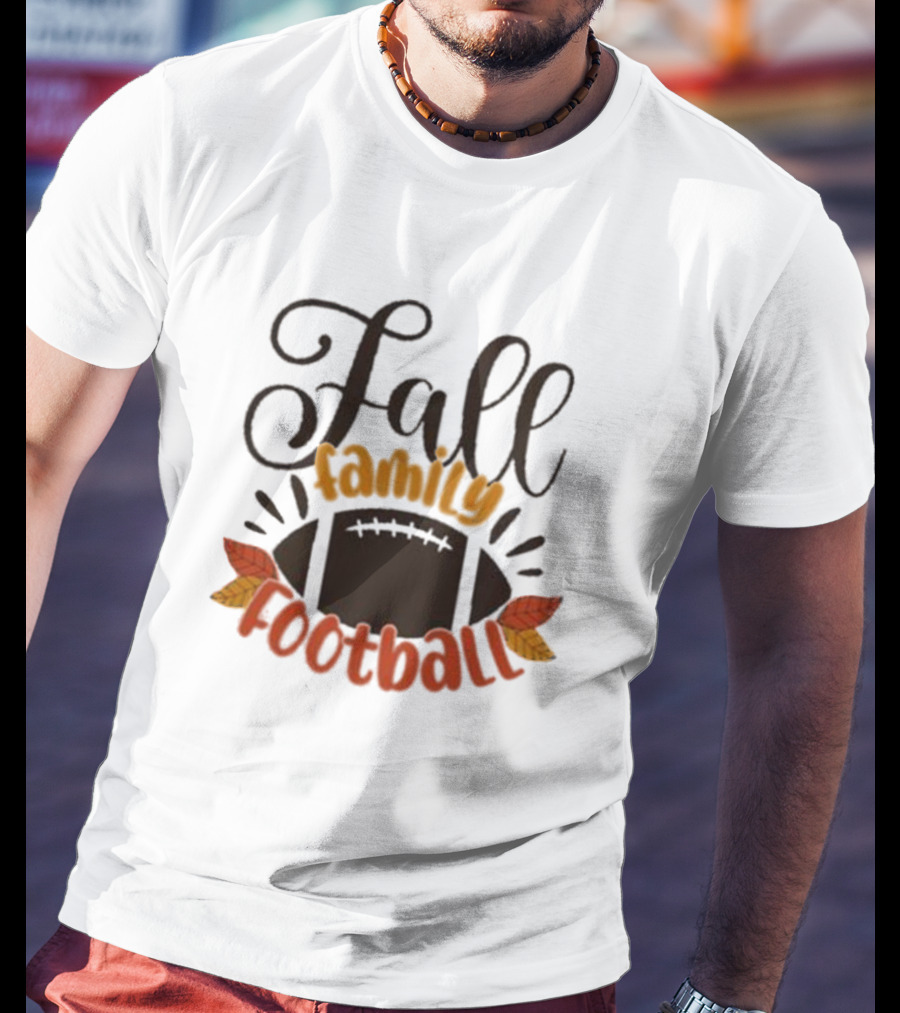 Fall Family Football Phase 6 Autumn Leaves T-Shirt