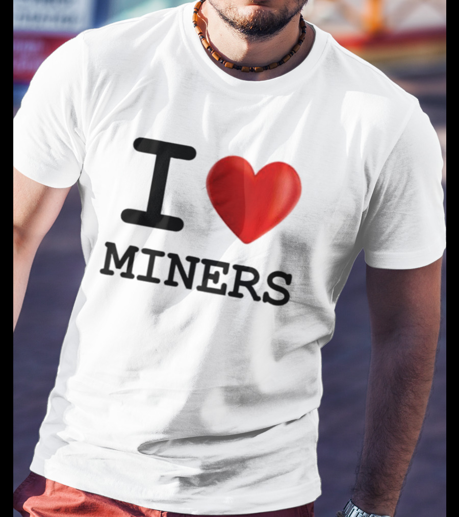 I Heart Miners Red Love T-Shirt