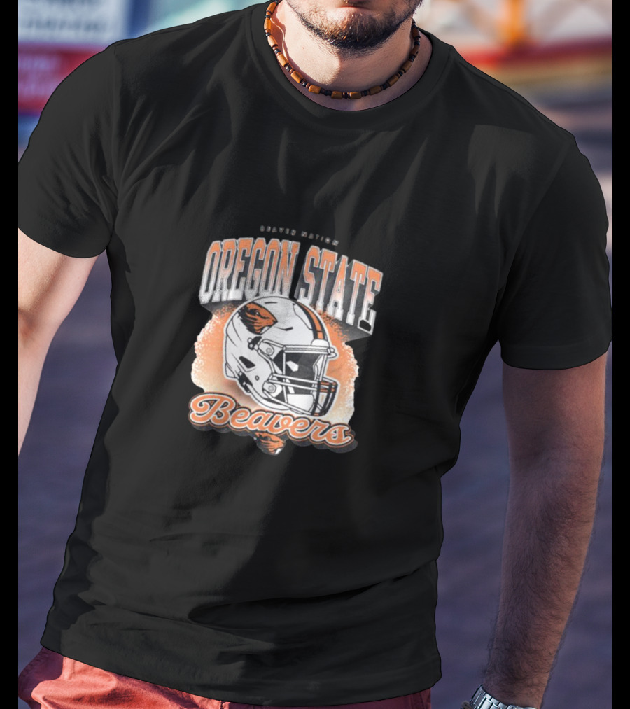 Oregon State Beavers Helmet Beavers Nation T-Shirt