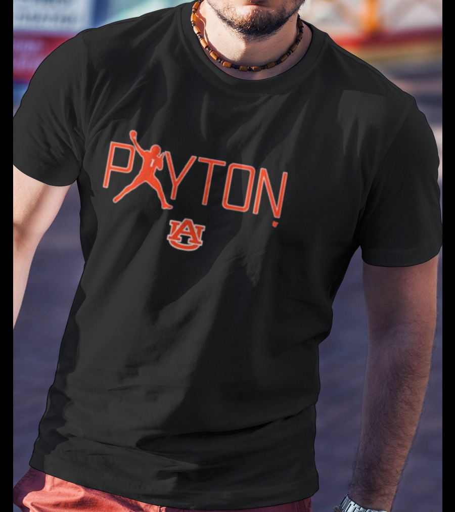 Auburn Football Payton Silhouette Auburn T-Shirt