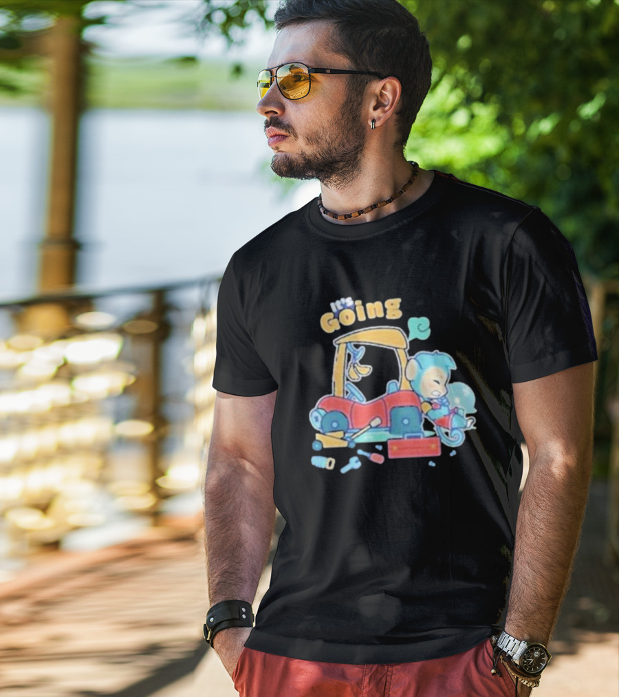 It's Going Car Mechanic Monkey With Tools T-Shirt