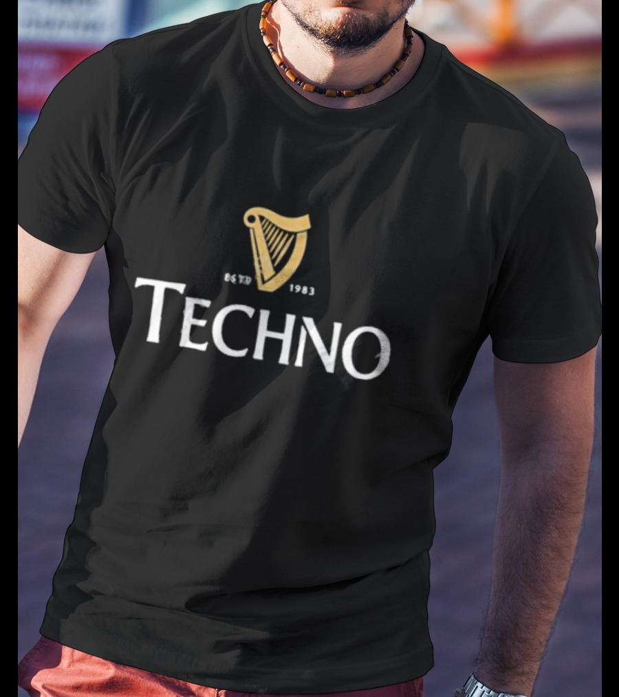 Techno EST 1983 Harp T-Shirt