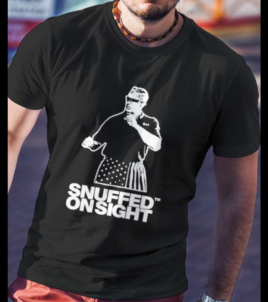 Snuffed On Sight American Flag Shorts T-Shirt