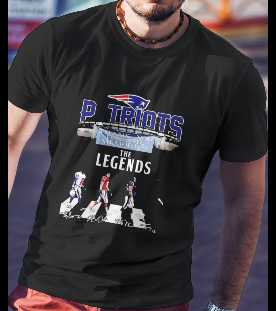 New England Patriots Thank You For The Memories The Legends T-Shirt