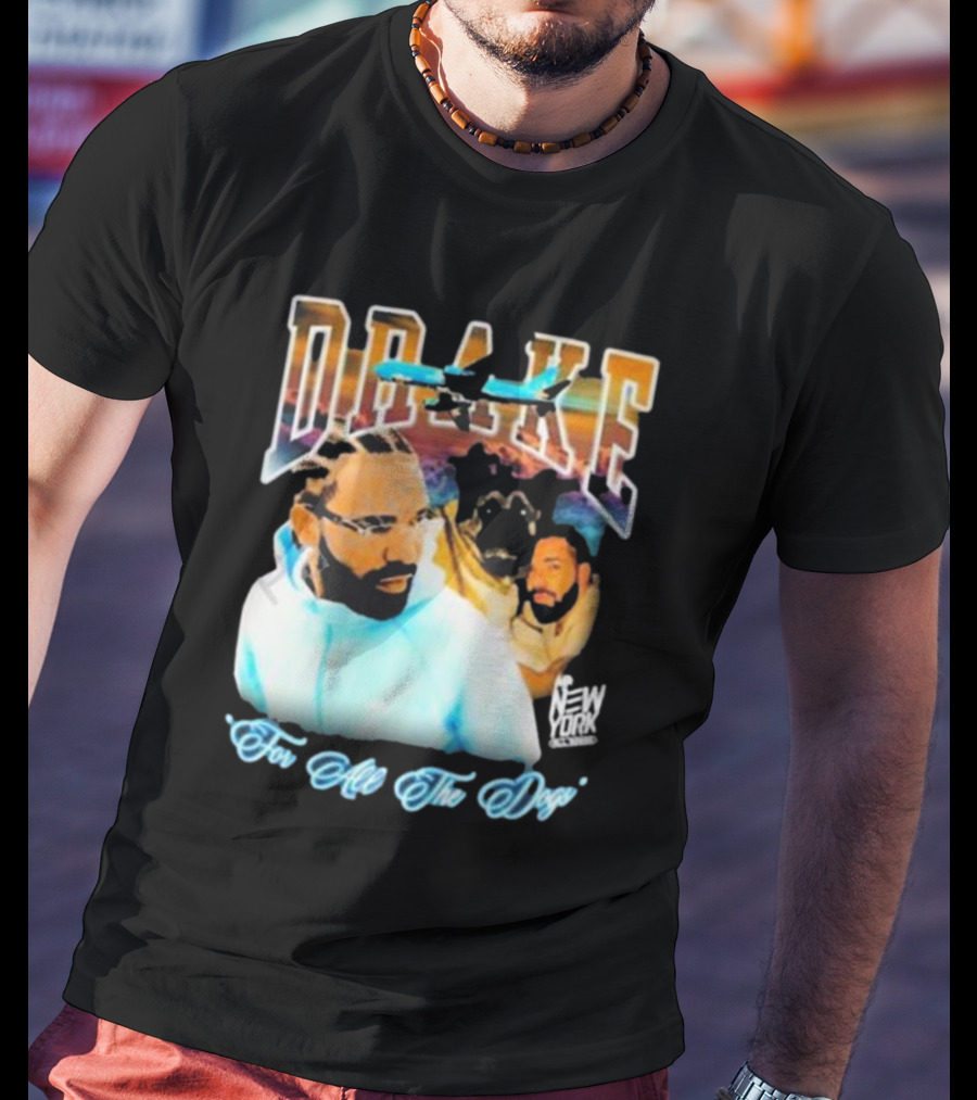 Drake For All The Dogs Airplane New York T-Shirt