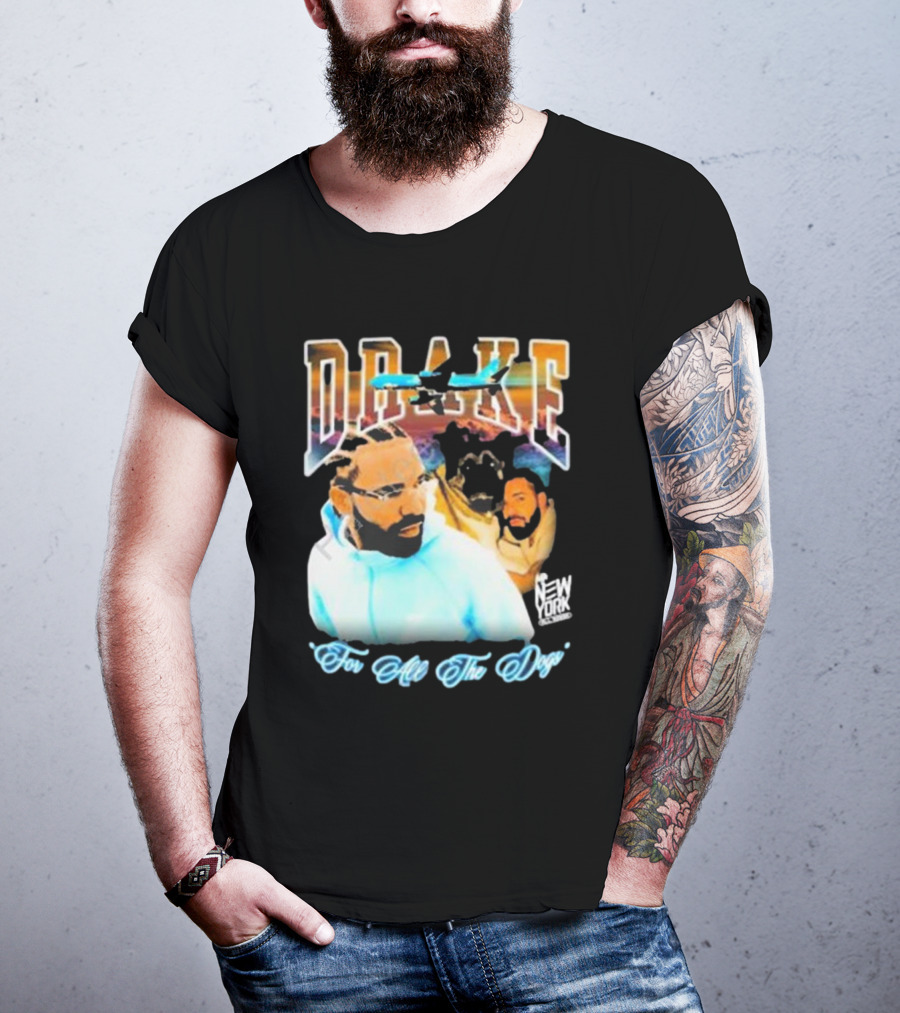 Drake For All The Dogs Airplane New York T-Shirt
