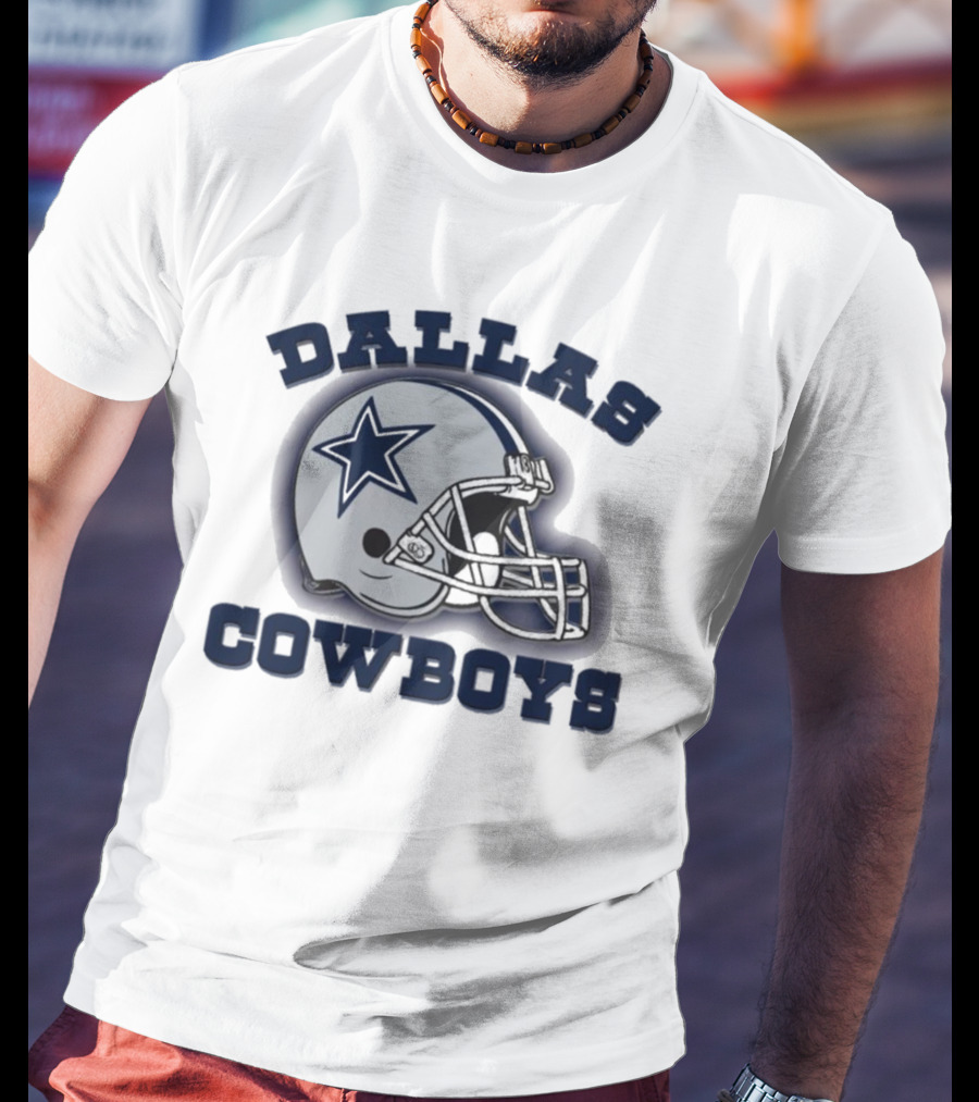 Dallas Cowboys Football Vintage Dallas Football Helmet Trendy Dallas Football Gifts For Cowboys Fans T-Shirt