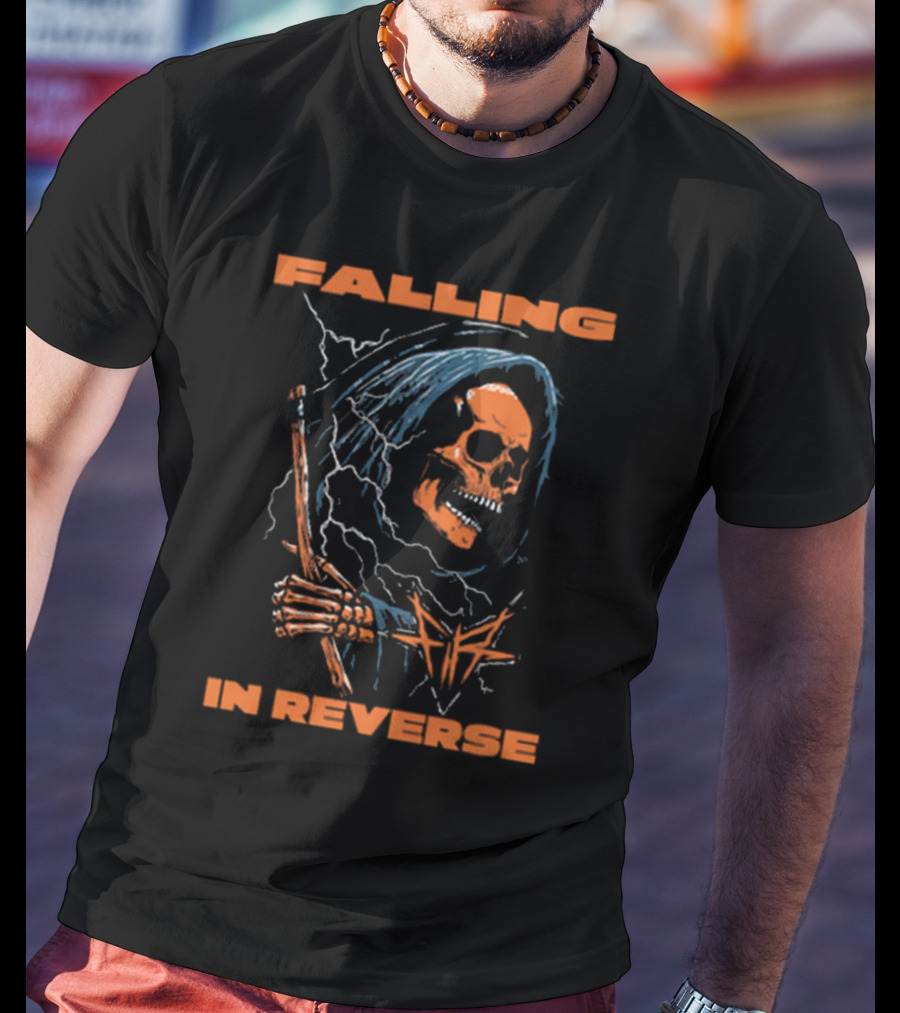 Falling In Reverse Grim Reaper Lightning T-Shirt