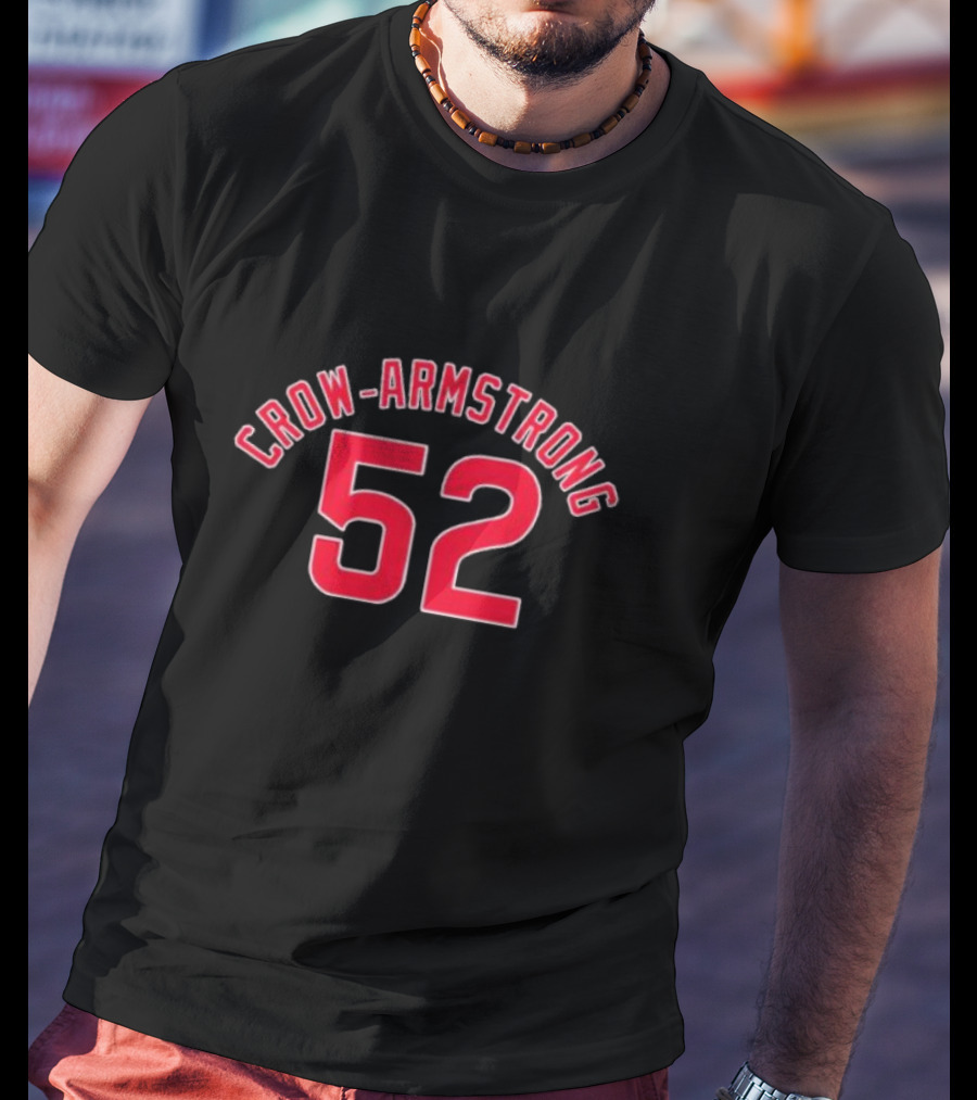Crow-Armstrong 52 Baseball Jersey Number Sports Team T-Shirt