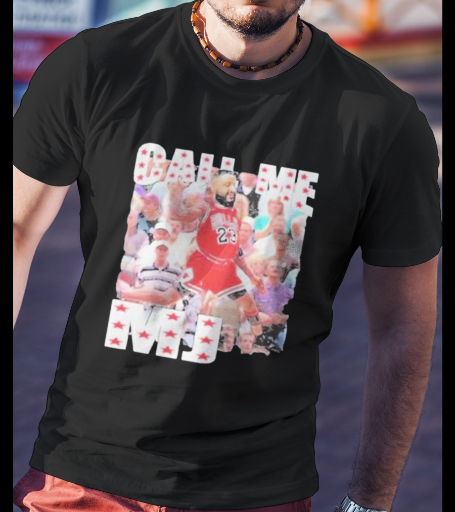 Call Me MJ Basketball Legend Jersey 23 Stars T-Shirt
