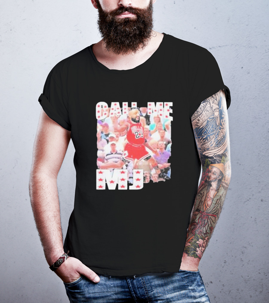 Call Me MJ Basketball Legend Jersey 23 Stars T-Shirt