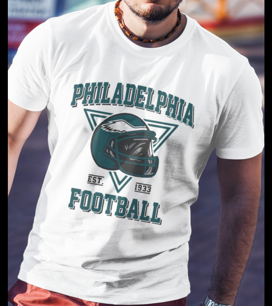 Philadelphia Eagles Helmet Est. 1933 Football T-Shirt