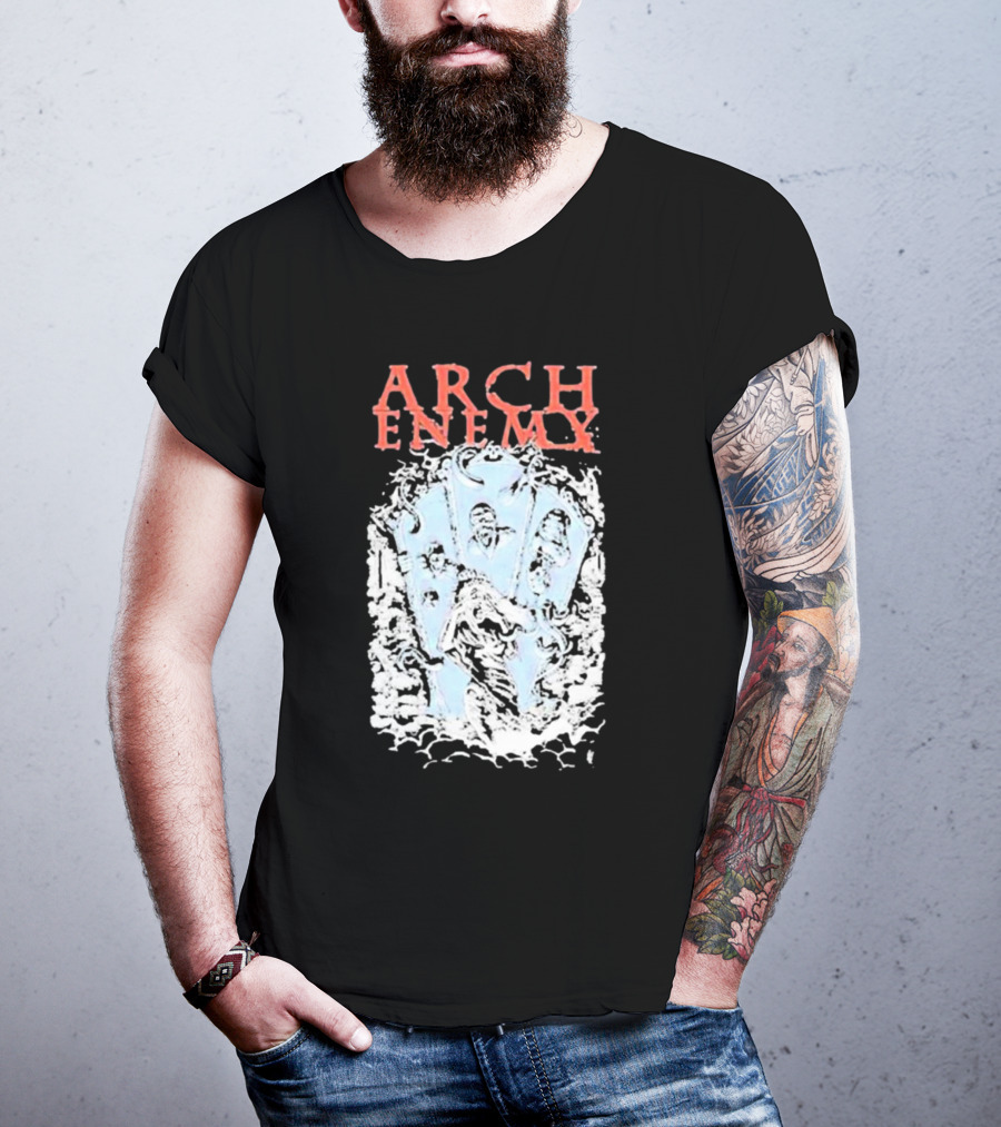 Rebellion Republic Merch Featuring Arch Enemy Mirror T-Shirt