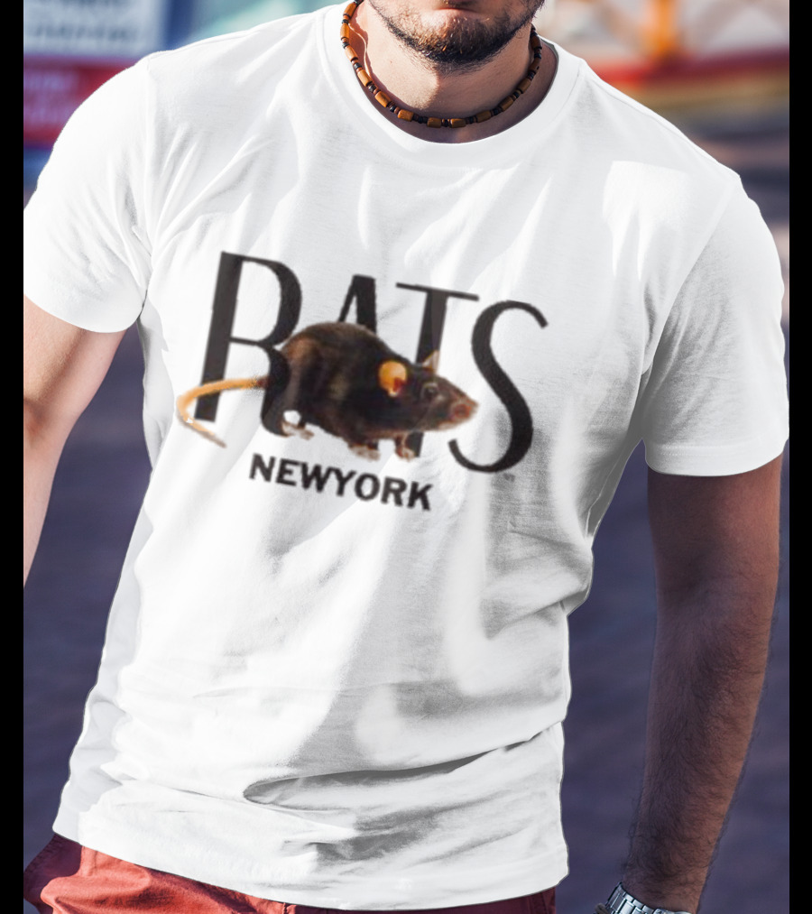 At The Moment X Highsnobiety New York Rats Graphic Rat Image T-Shirt