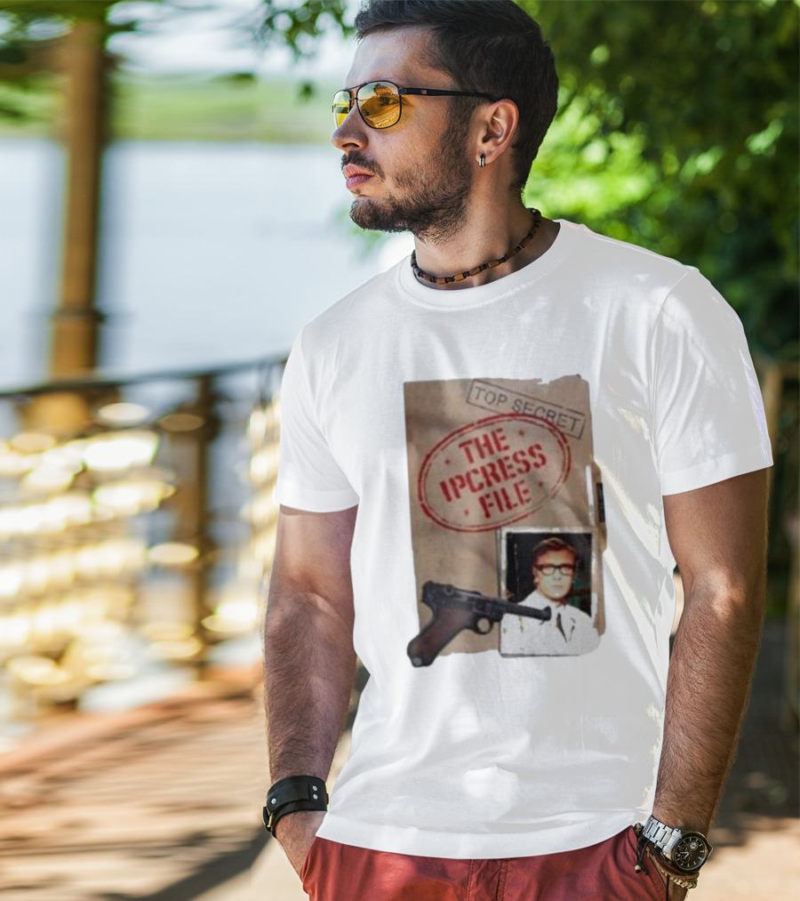 Top Secret File The Ipcress File Gun And Photograph T-Shirt