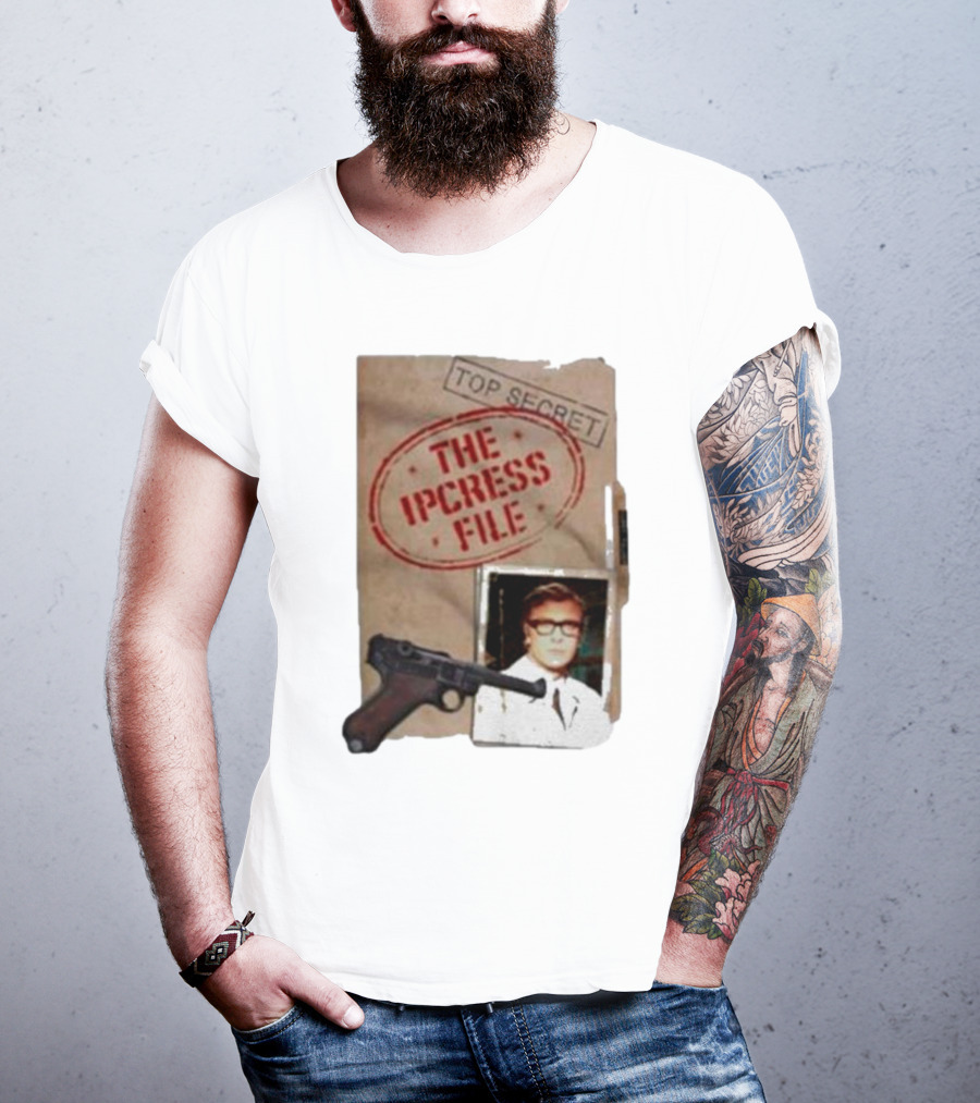 Top Secret File The Ipcress File Gun And Photograph T-Shirt