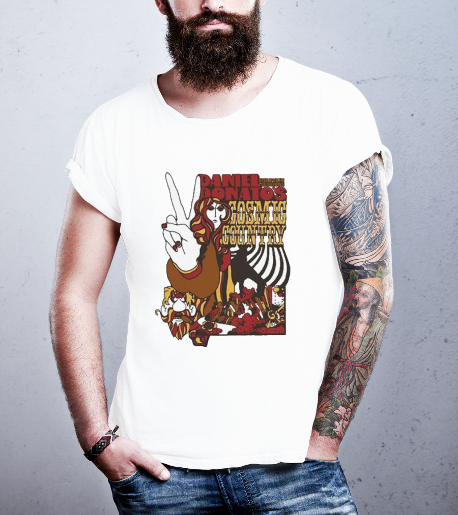 Daniel Donato’s Cosmic Country Relix Session Psychedelic Peace Sign T-Shirt