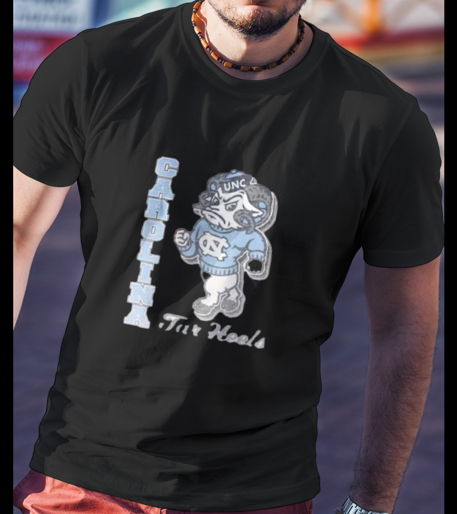Carolina Tar Heels UNC Vintage Ram Mascot T-Shirt