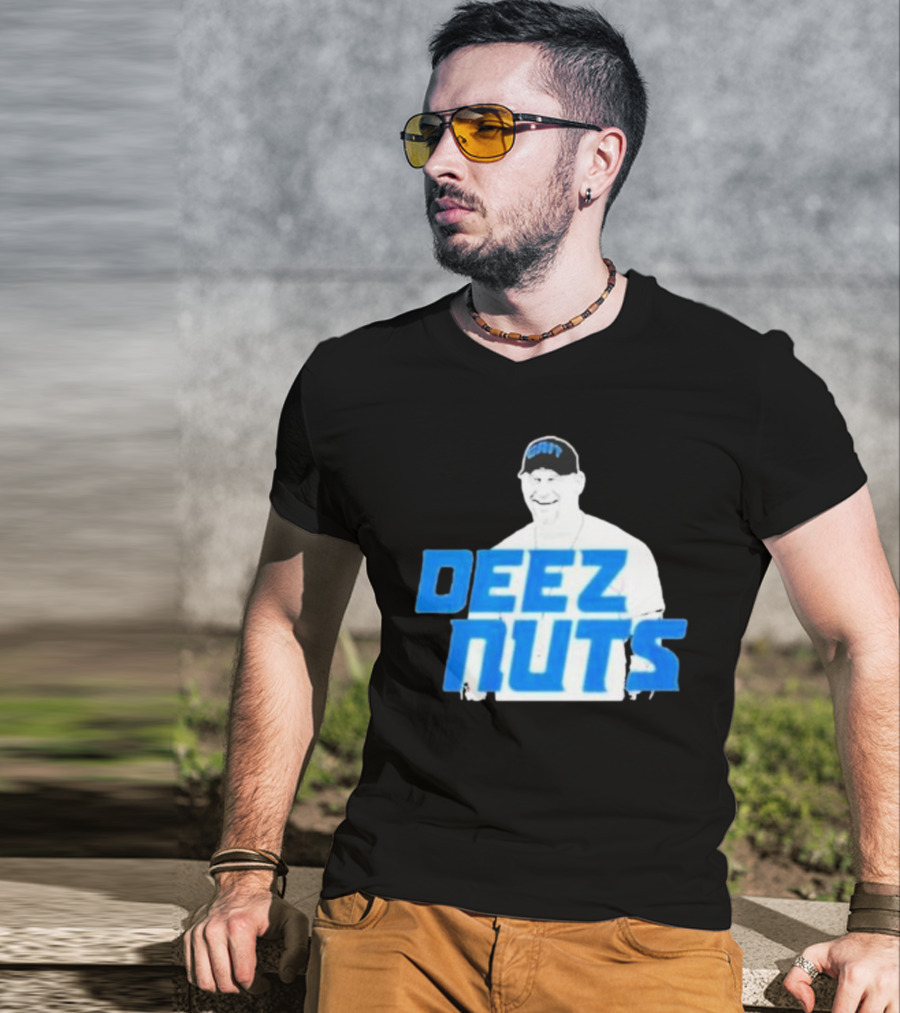 Dan Campbell Deez Nuts Detroit Lions Fan T-Shirt