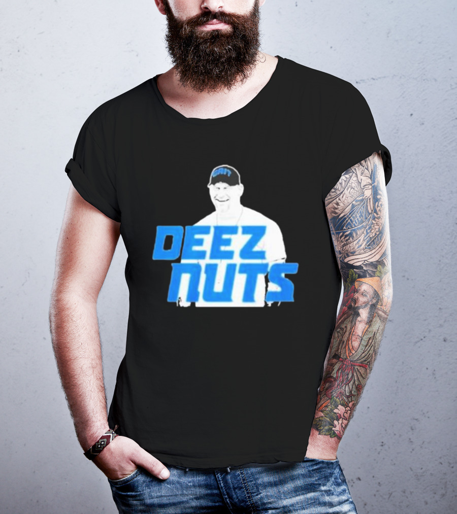 Dan Campbell Deez Nuts Detroit Lions Fan T-Shirt