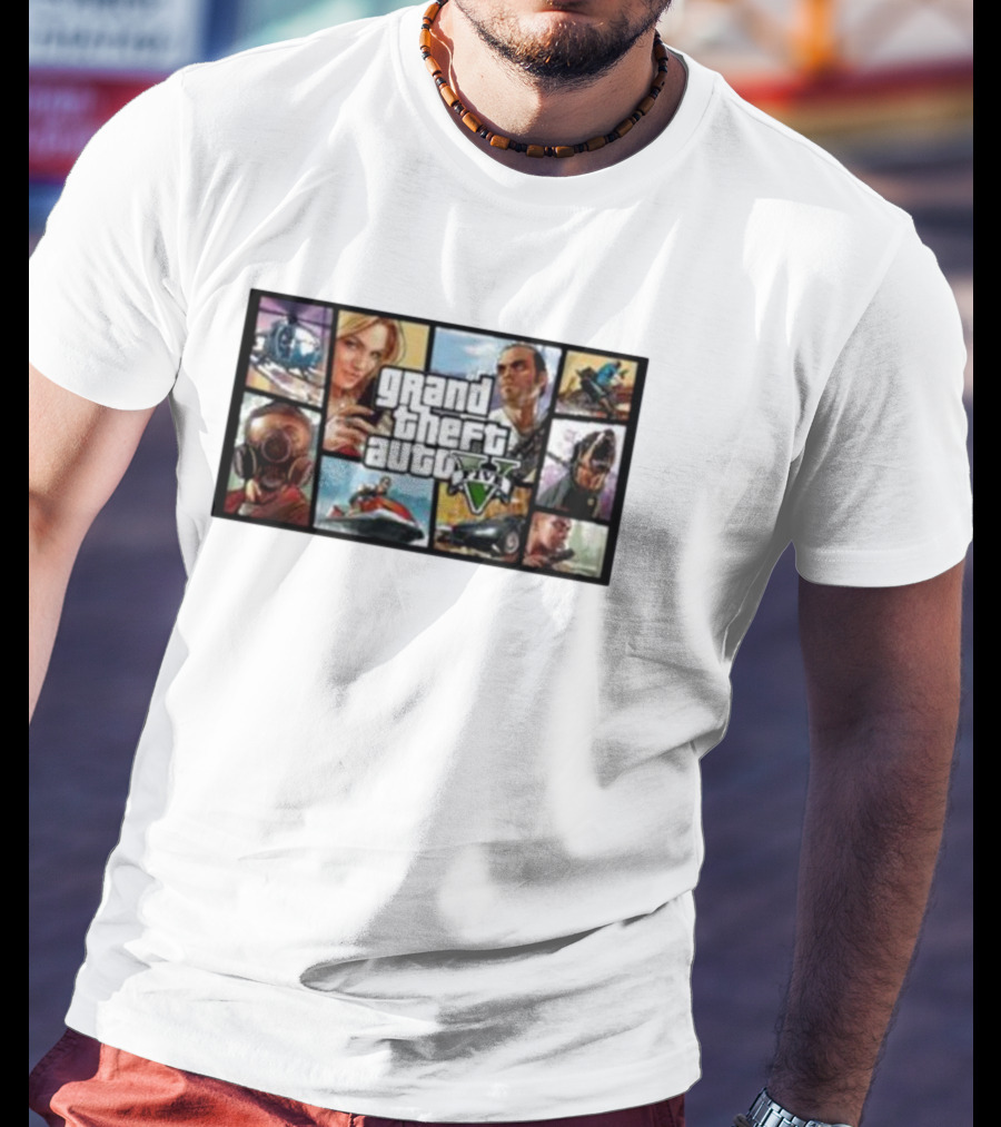 Grand Theft Auto 5 Character Montage T-Shirt